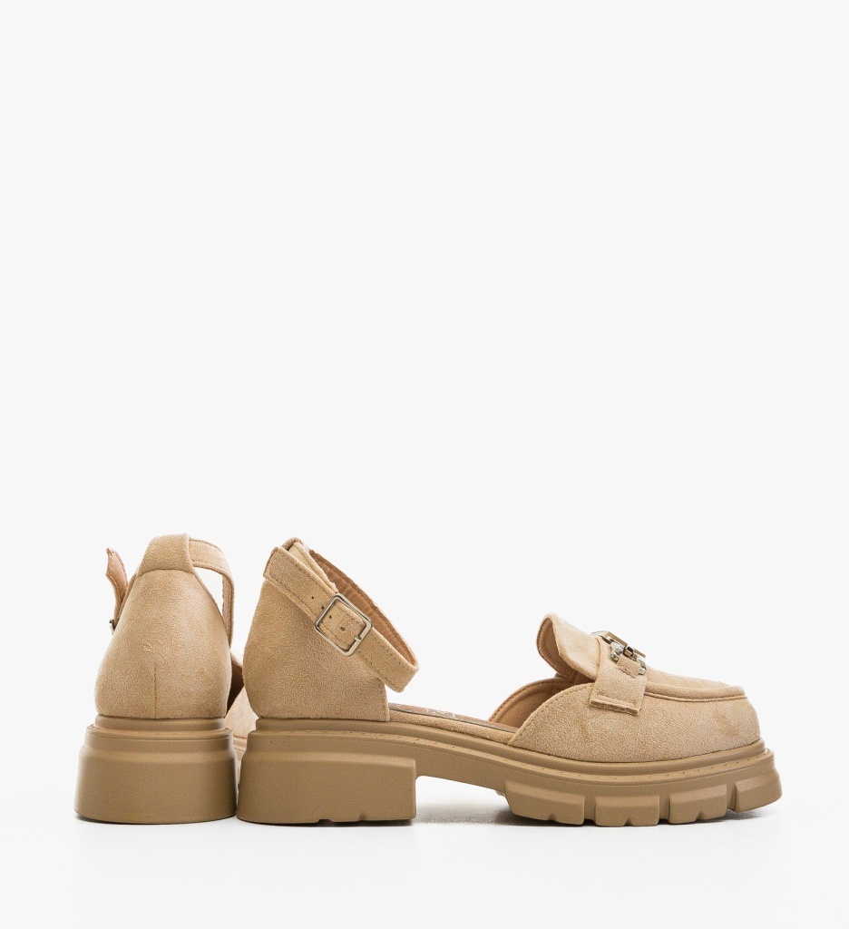Pantofi Casual Juliet Bej Eleganți - imagine 3