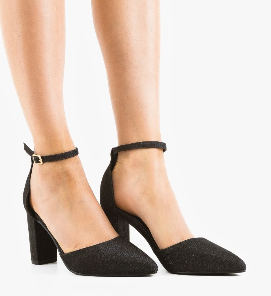 Pantofi dama cu toc Young Negri Eleganți