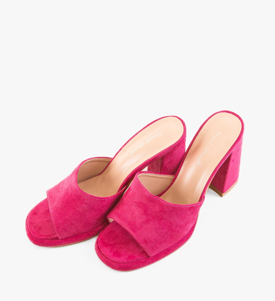 Saboti Dama Jonty Fuchsia - Eleganță și Confort - imagine 5
