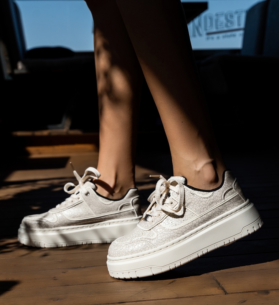Sneakers Dama Kline Bej | Confort și Stil Urban - imagine 2