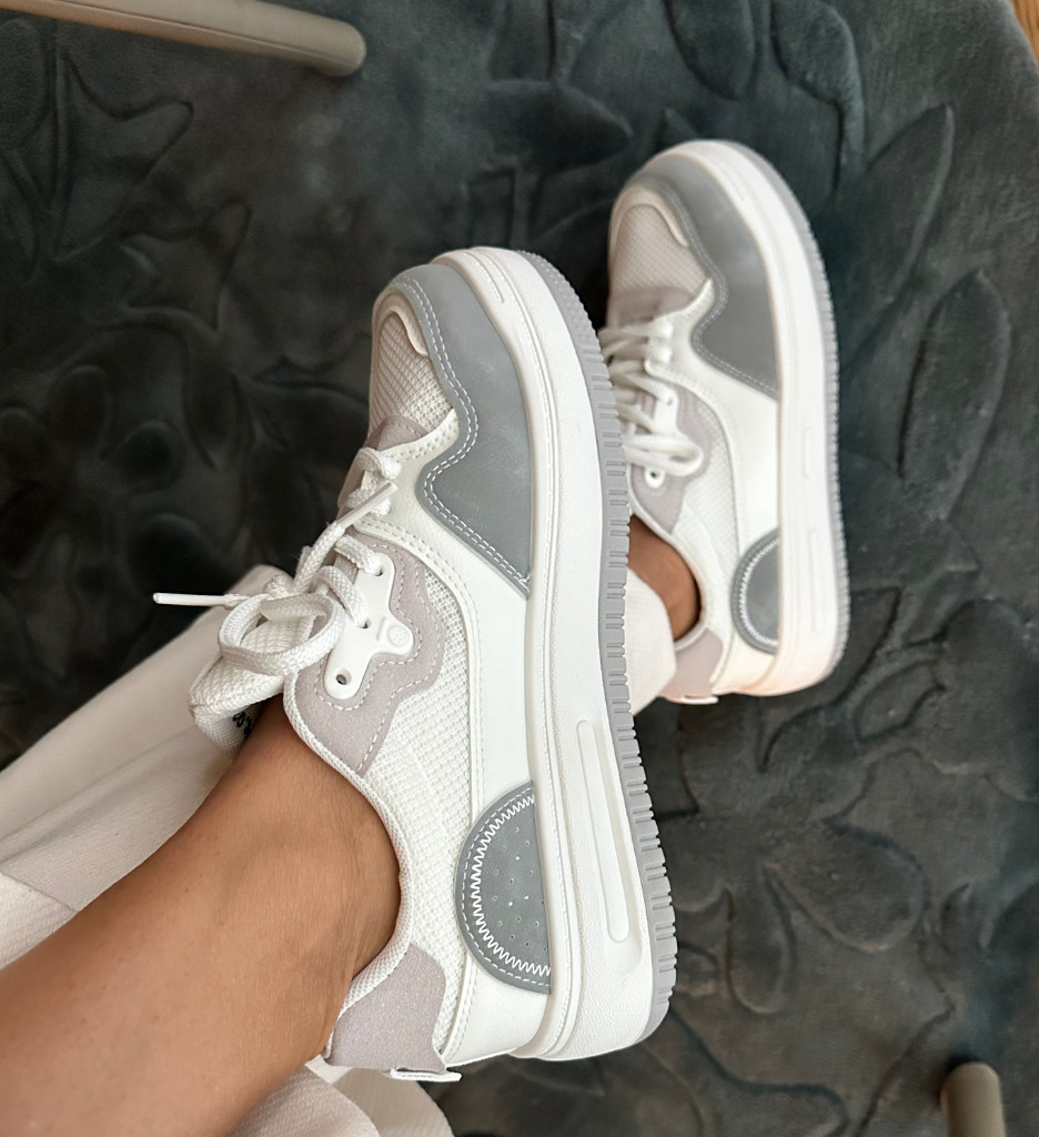 Goda Sneakers Dama Gri - Stil Urban Confortabil - imagine 7