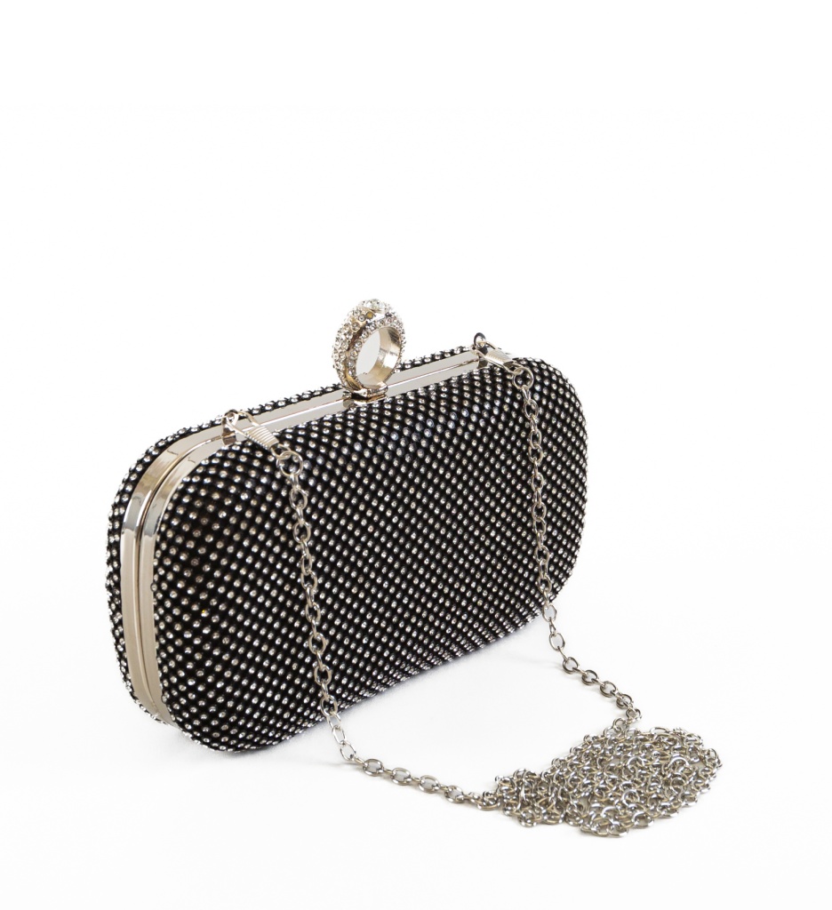 Geanta Plic Neagra Klinkar | Stil Elegant - imagine 2