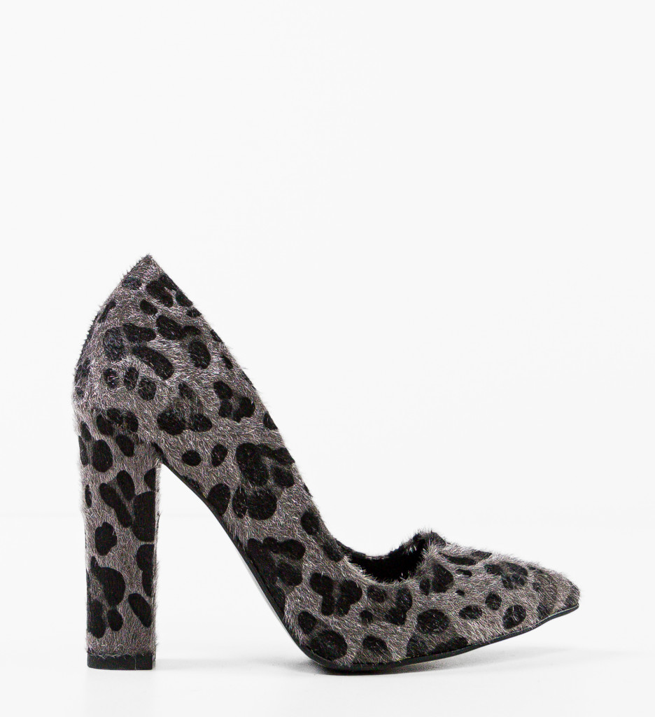 Pantofi Dama Brandan Gri | Stil și Eleganță - imagine 5