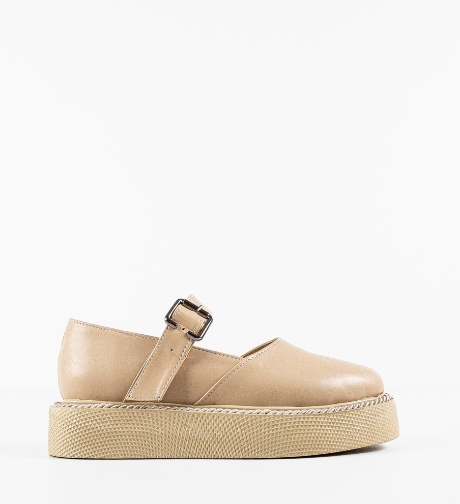 Pantofi Casual Brye Bej | Confort și Stil - imagine 5