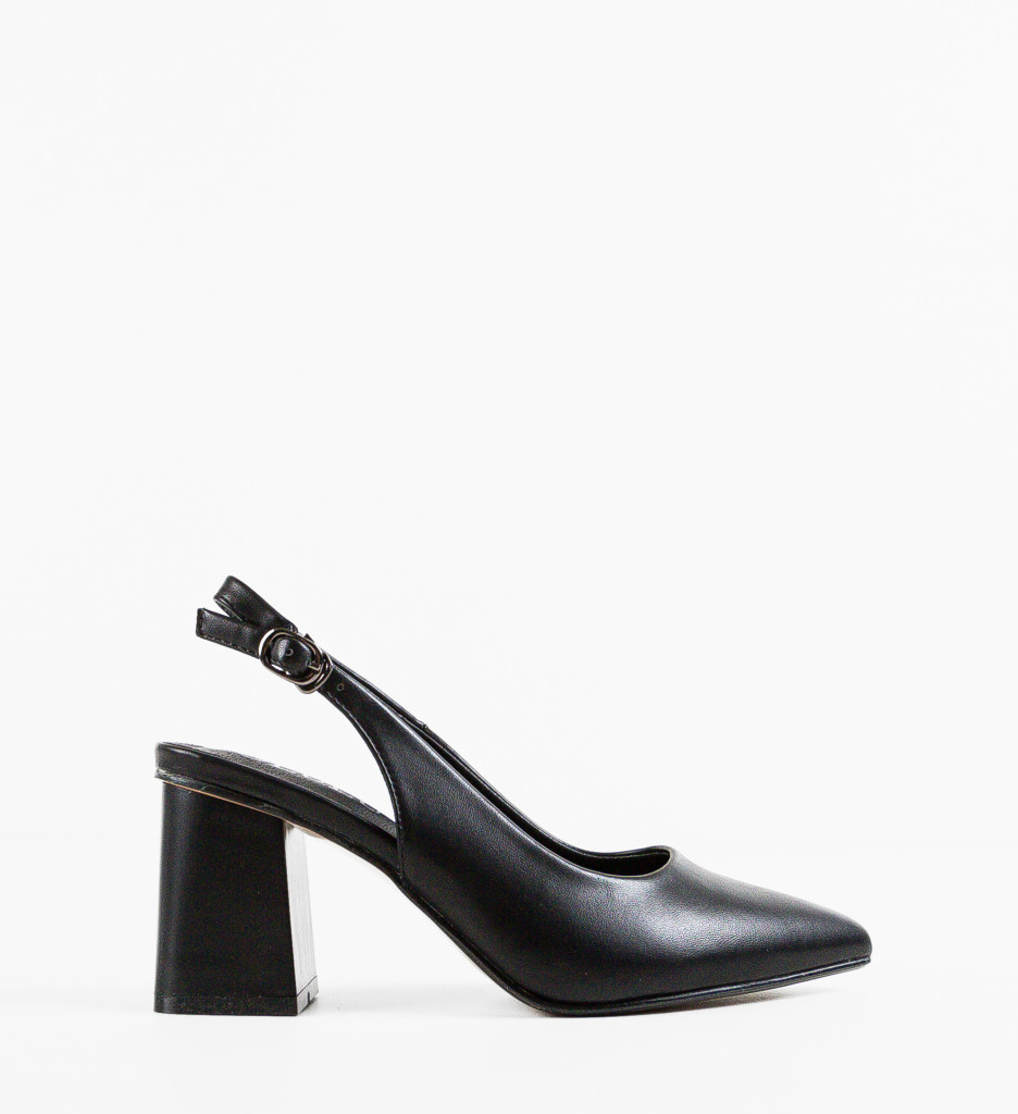 Pantofi cu Toc Gracie Negri | Eleganță Asigurată - imagine 5