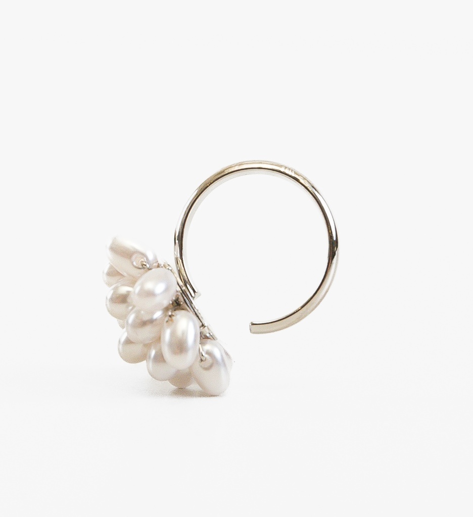 Inel Perlly Argintiu - Accesoriu Elegant - imagine 5