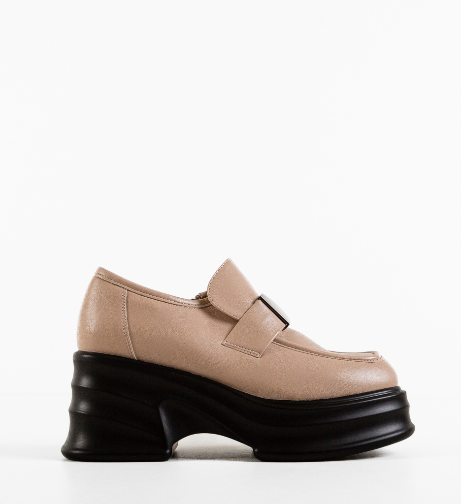 Pantofi Casual Natheo Bej | Eleganta Confort - imagine 4