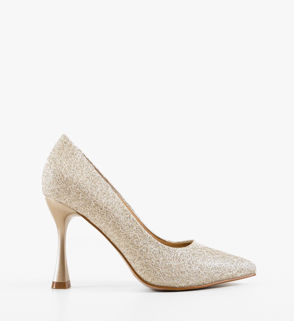 Pantofi Stiletto Auriu Bridie - Eleganță Maximă - imagine 6