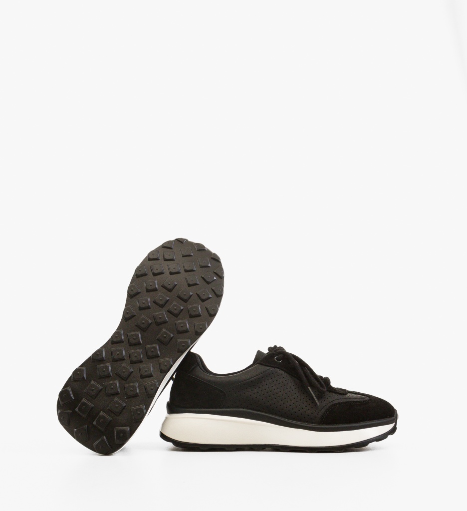 Sneakers Kyunef Negri Dama - Confort & Stil - imagine 3