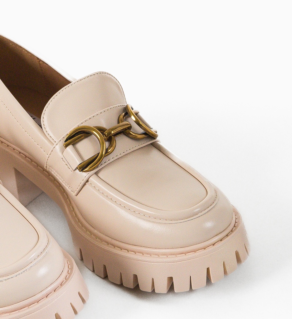 Pantofi Casual Minkello Bej | Confort Zilnic - imagine 7