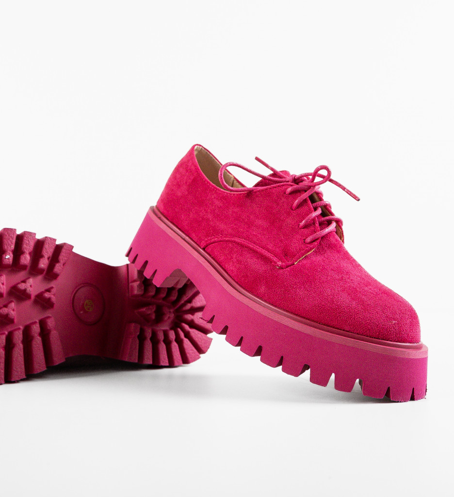 Pantofi Casual Dama Maisie Fuchsia | Stil si Confort - imagine 7