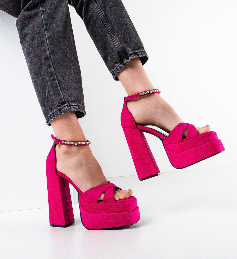 Sandale Aky Fuchsia | Eleganță și Stil