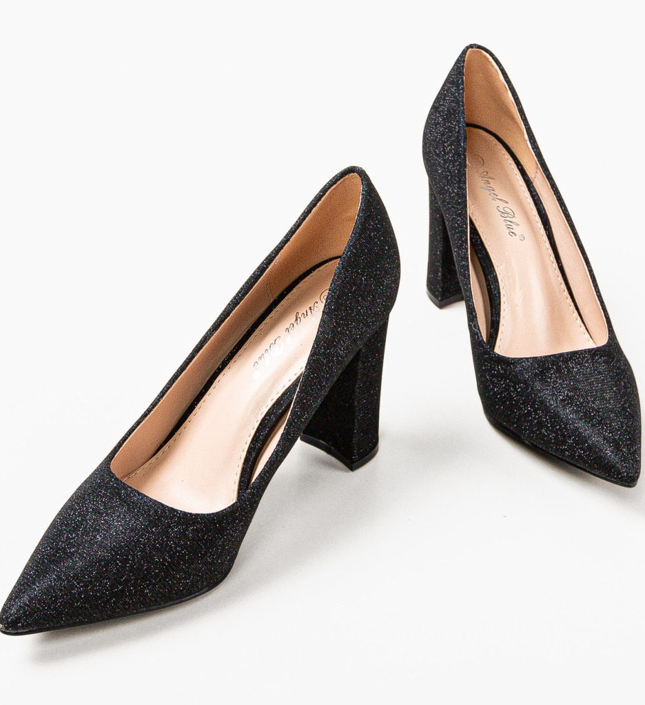 Pantofi Toc Ethan Negri | Eleganță Garantată - imagine 5