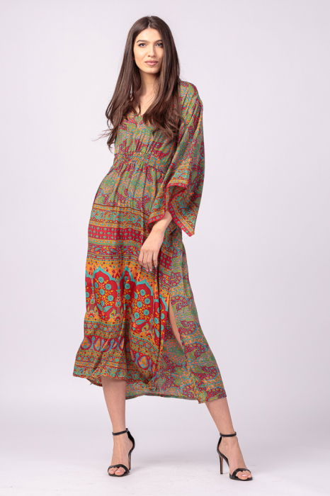 Rochie Boho Matase Arabesque | Boho Fashion - imagine 1