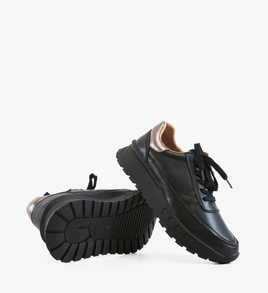Sneakers Dama Myrya Negri | Confort și Stil Sport - imagine 3