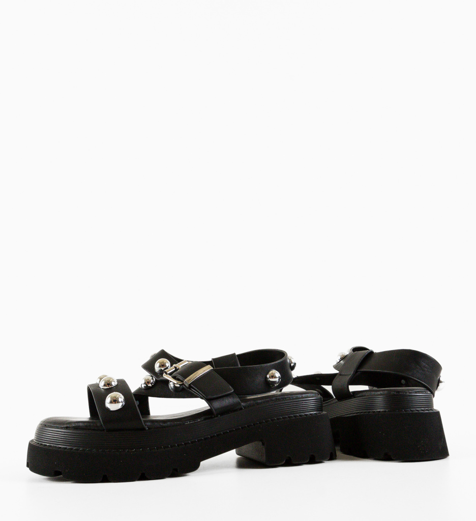 Sandale Spotor Negre | Eleganță și Confort - imagine 7