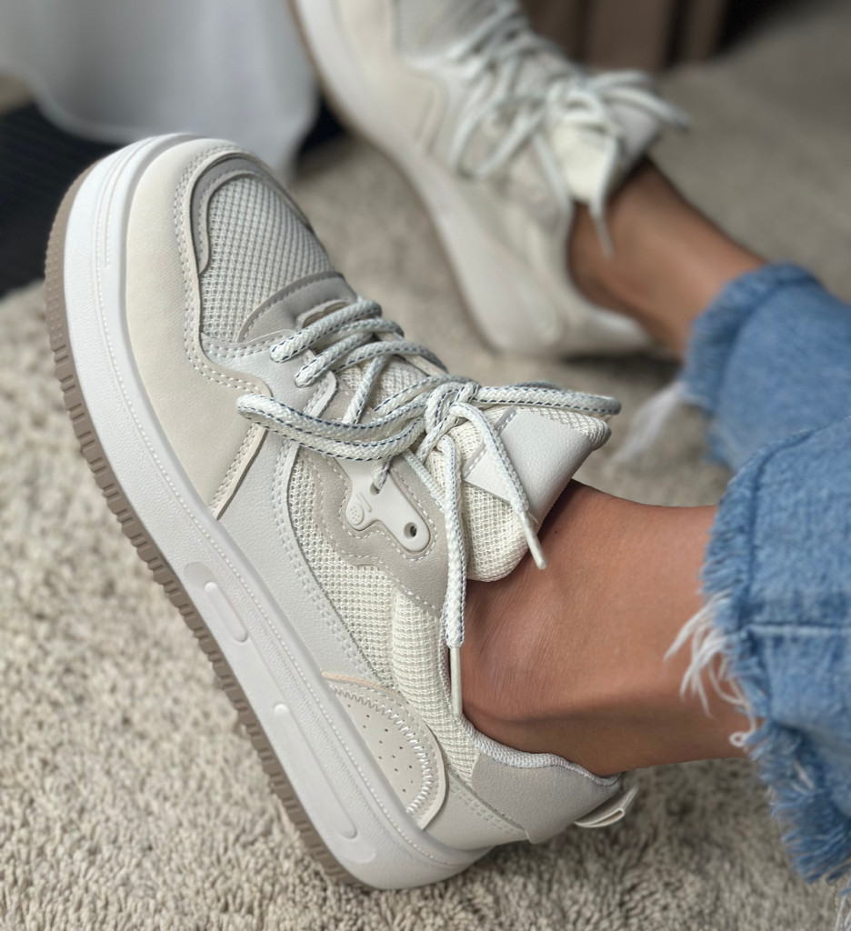 Sneakers Dama Goda Bej | Confort și Stil - imagine 3