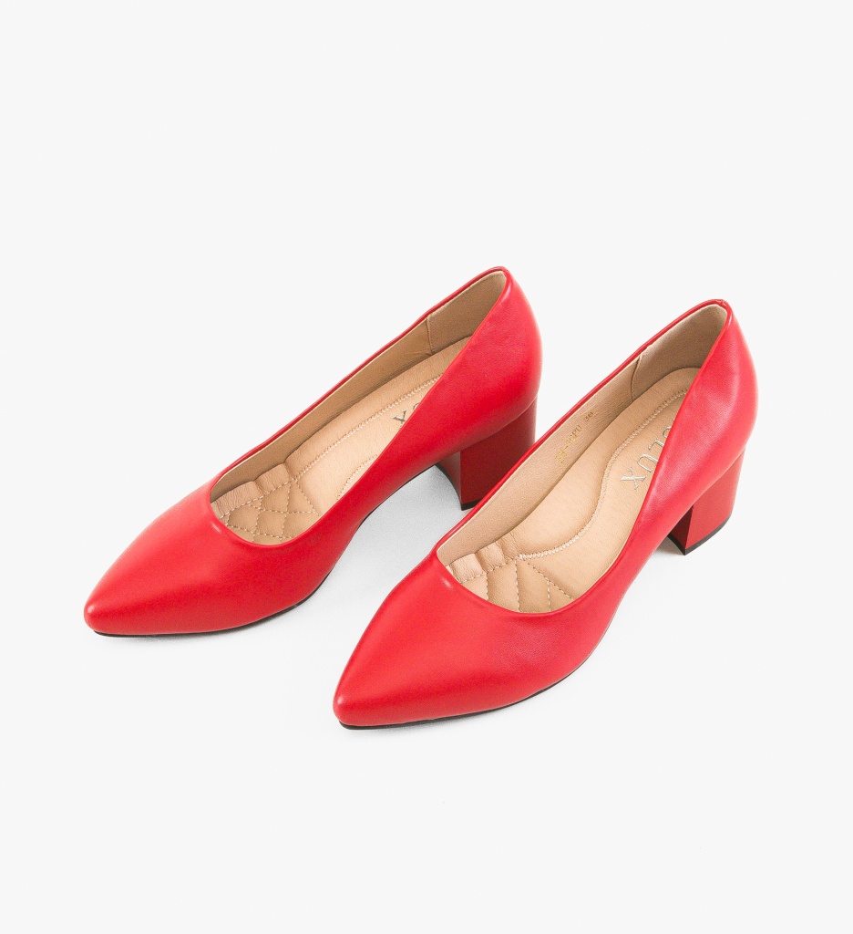 Pantofi Perkins Rosii - Eleganță și Stil - imagine 5