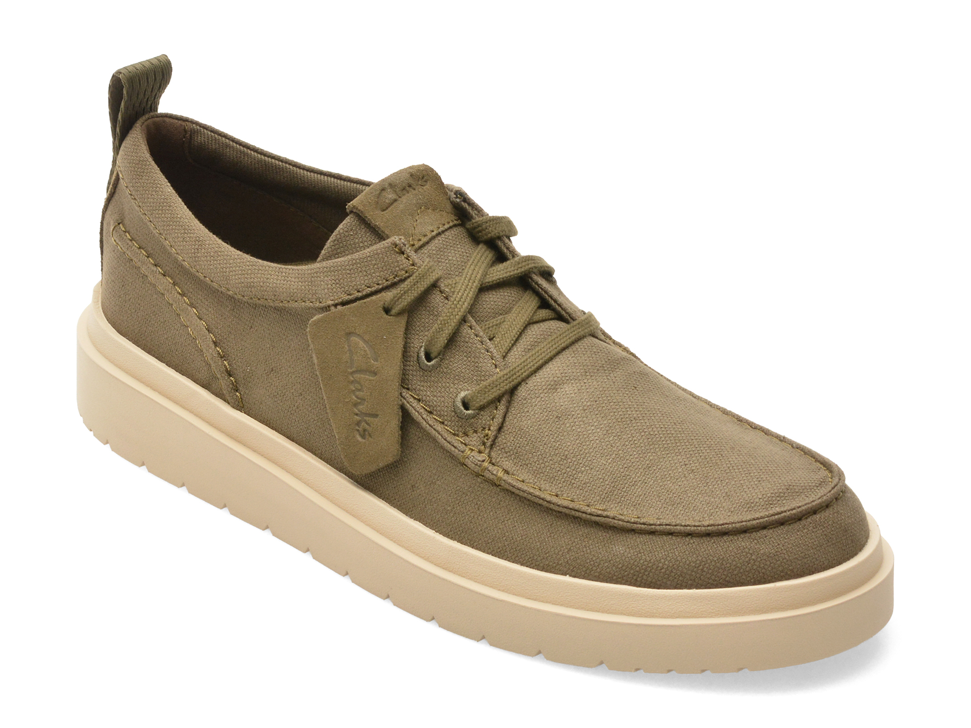 Mocasini CLARKS Kaki POLDEN MOC - Confort & Stil