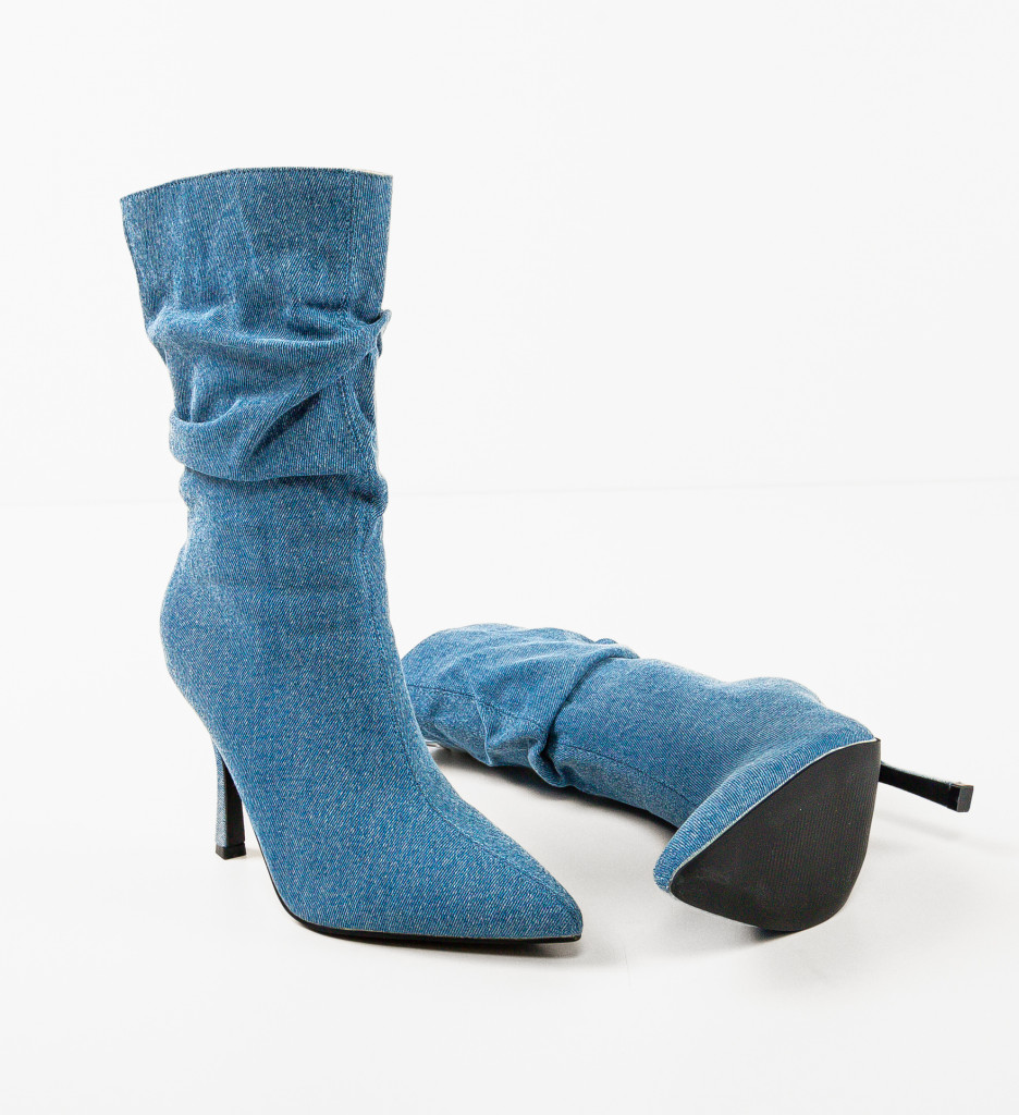Botine Dama Albastre - Stil și Confort - imagine 5
