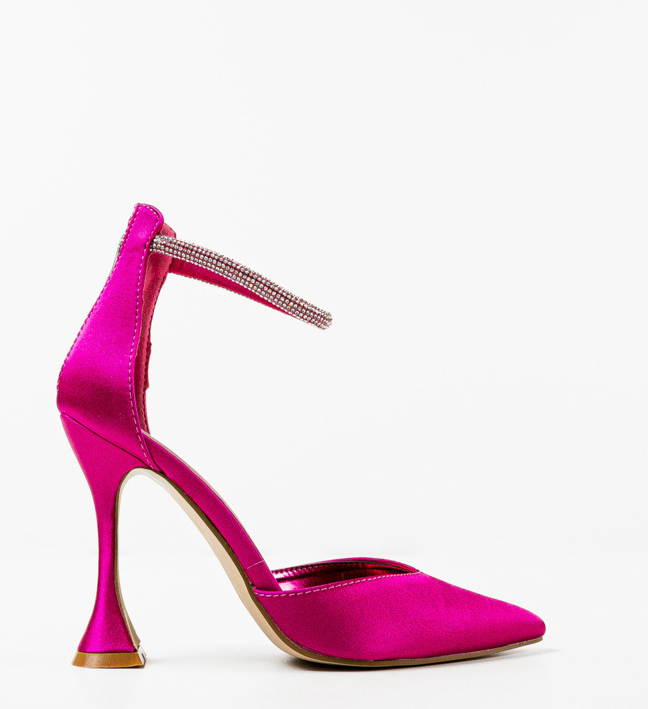 Pantofi Toc Ellya Fuchsia - Eleganță și Stil - imagine 4