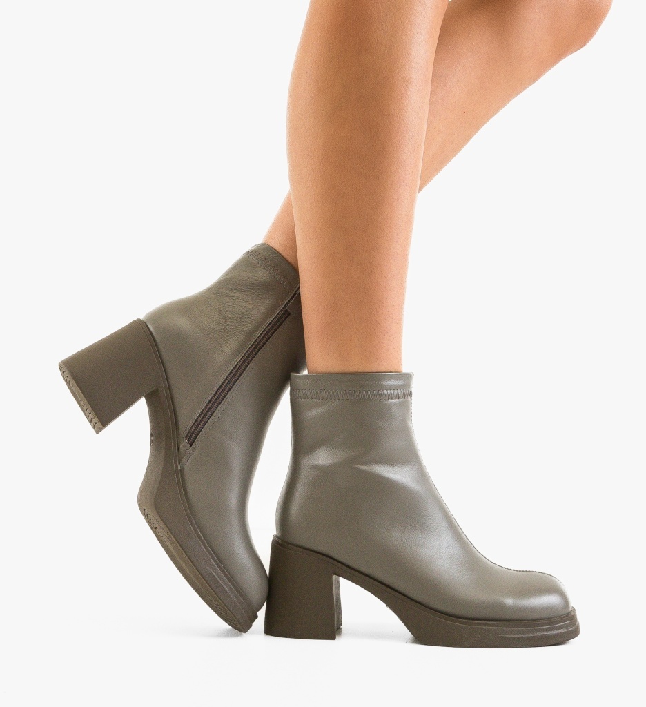 Botine Tafta Gri - Eleganță și Confort - imagine 5