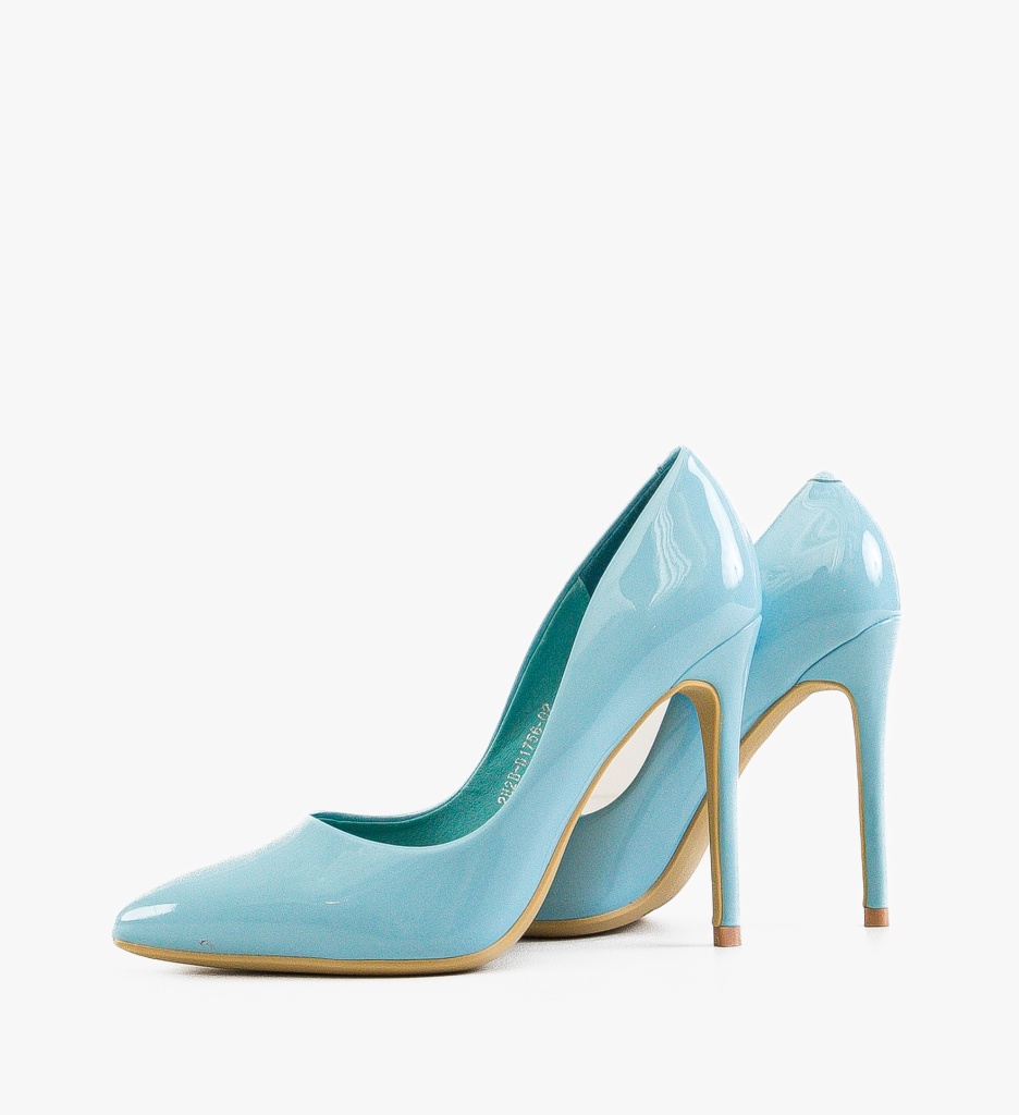 Pantofi Stiletto Henriet Albastri - Eleganță și Stil - imagine 5