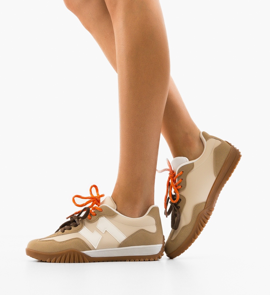 Pantofi Sport Velma Bej - Confort și Stil - imagine 3