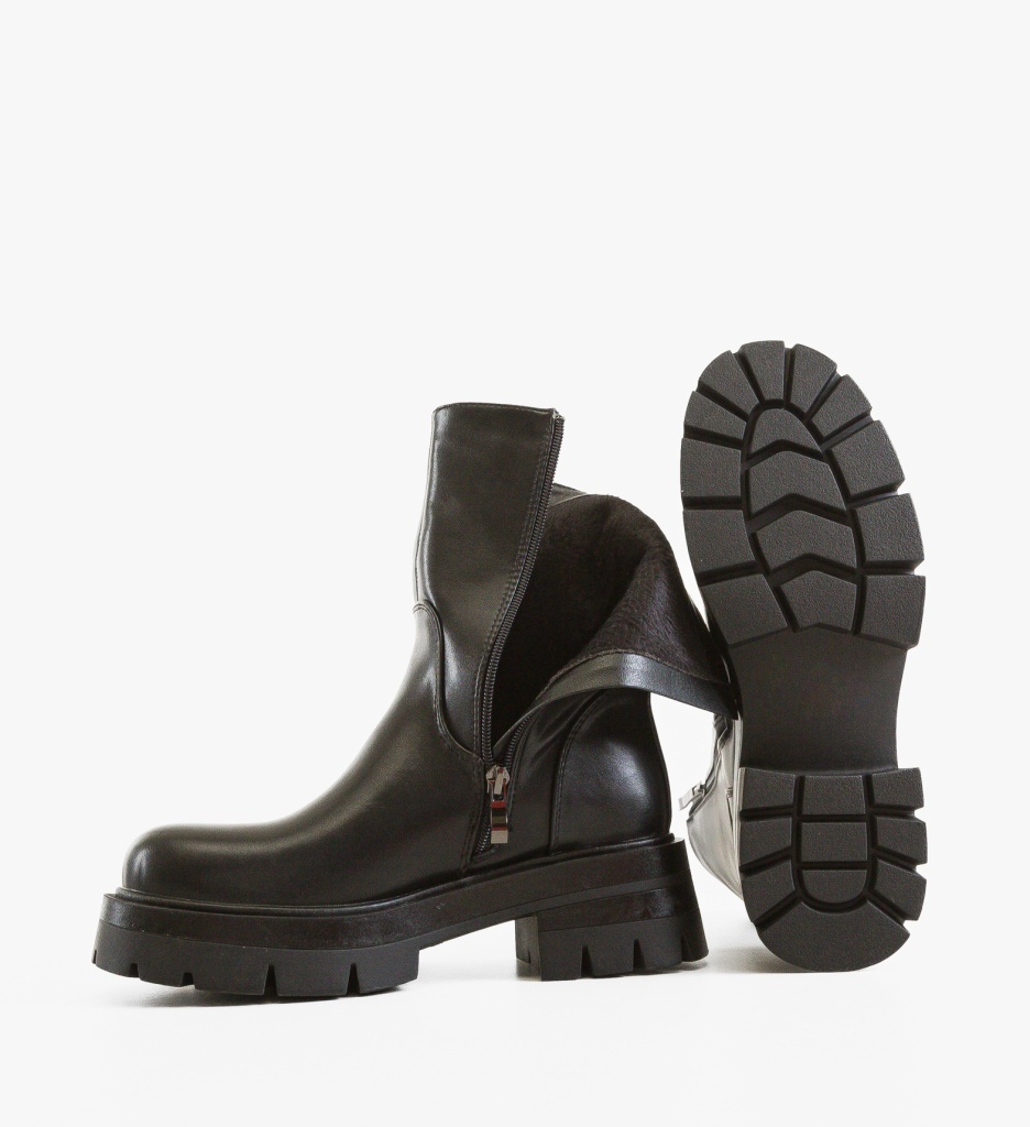 Ghete Dama Kadie Negre | Stil Depurtat - imagine 2