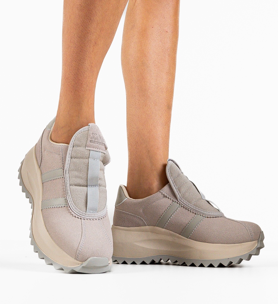 Sneakers Dama Yeasy Gri | Confort și Stil