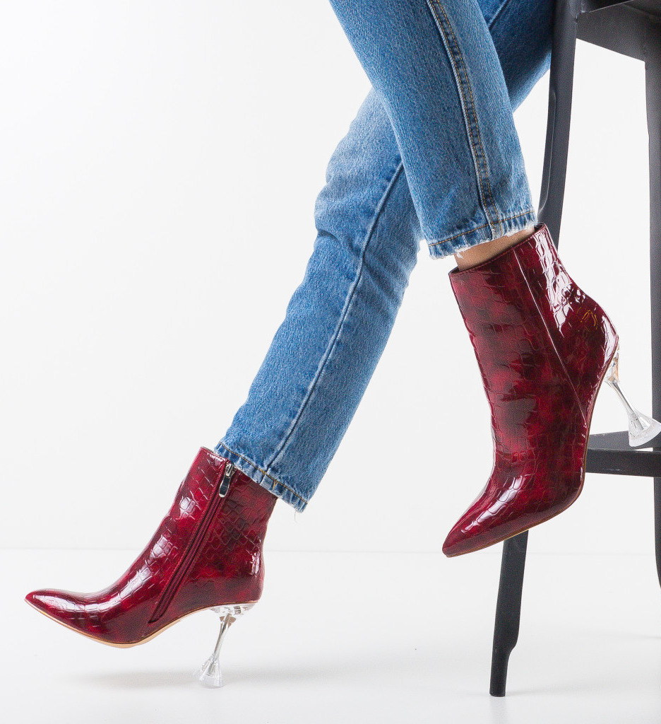 Botine Cooper Grena - Elegant și Confortabil - imagine 3