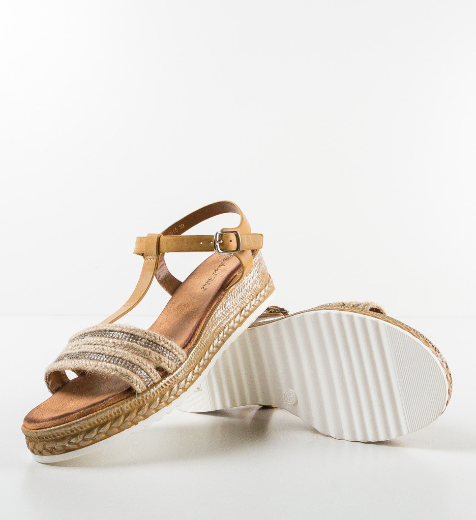 Sandale Dama Marshall Bej - Confort si Eleganta - imagine 8