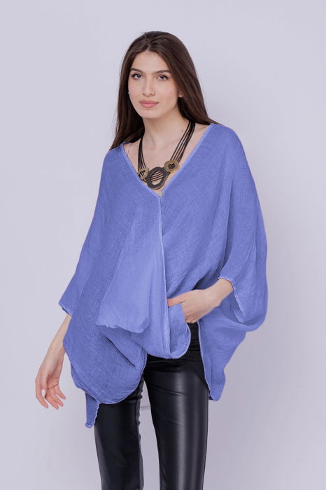 Bluza In Oversize Lavanda | Shopika Confort