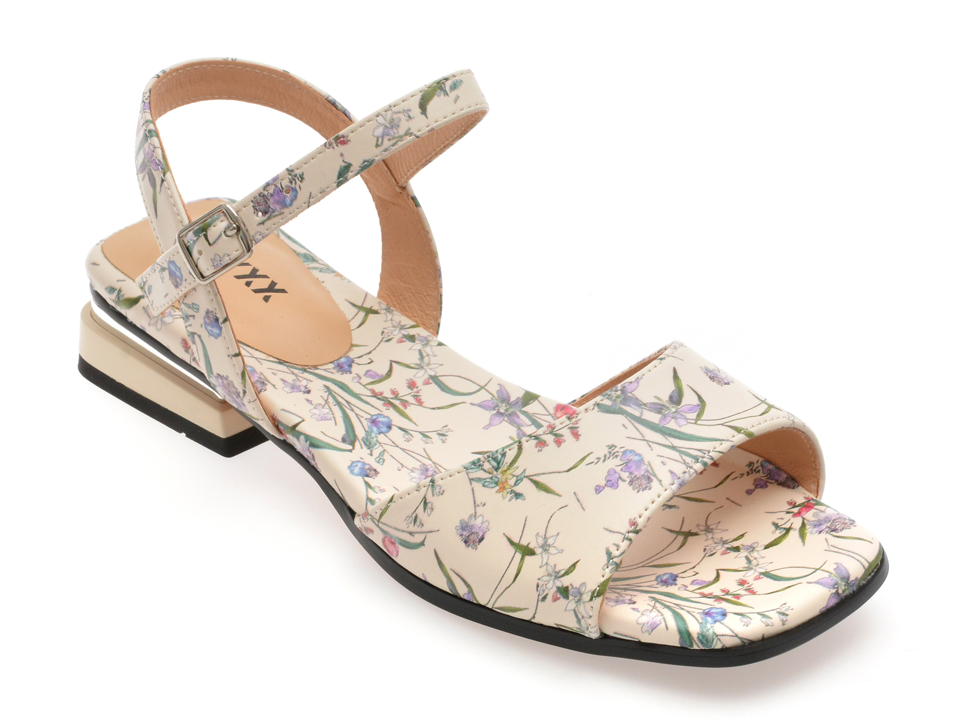 Sandale Dama Gryxx Bej | Piele Naturală