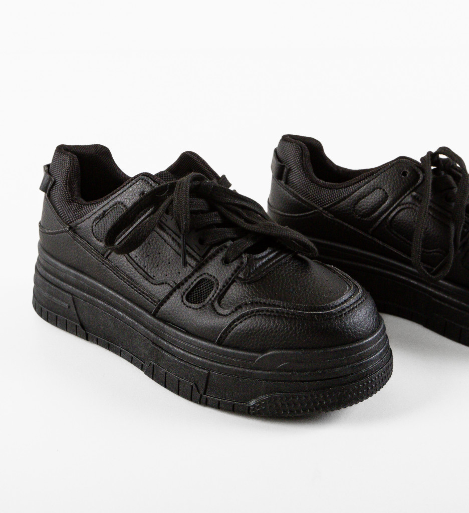 Sneakers Dama Sash Negri - Confort și Stil - imagine 10