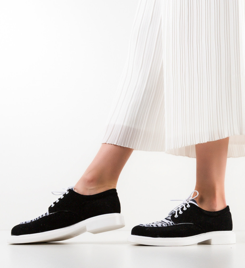 Pantofi Casual Dama Kadamala Negri - Confort - imagine 3