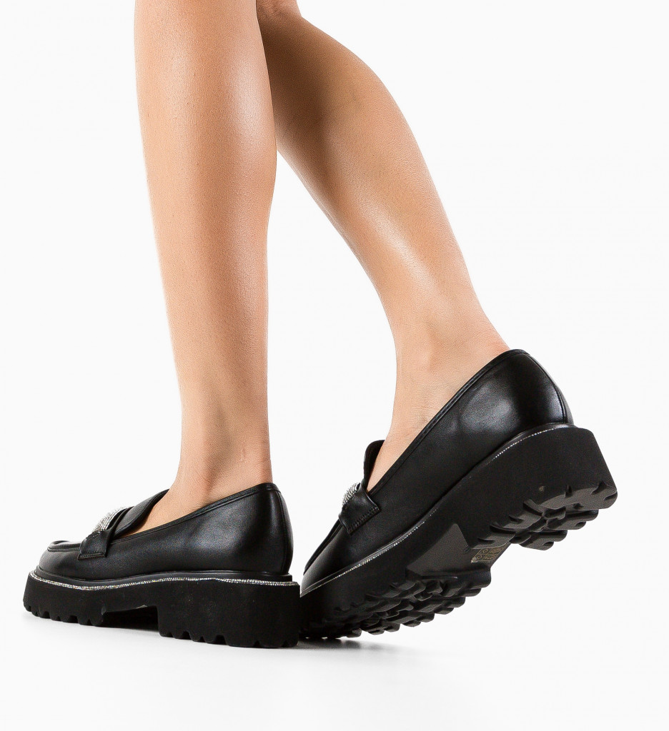 Pantofi Casual Smith Negri - Confort și Stil - imagine 4