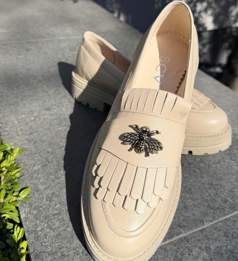 Pantofi Casual Dama Zenin Bej | Confort și Eleganță - imagine 4