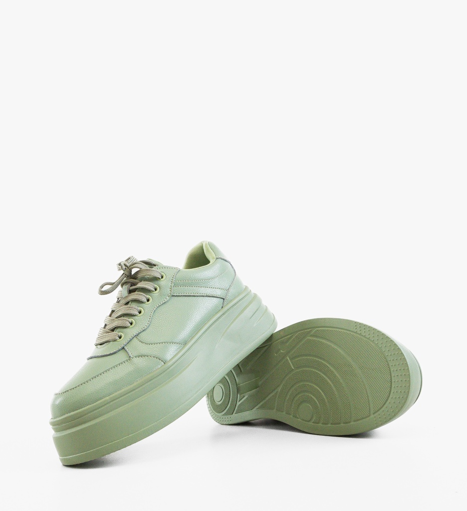 Sneakers Dama Momda Verzi - Confort și Stil Sport - imagine 6