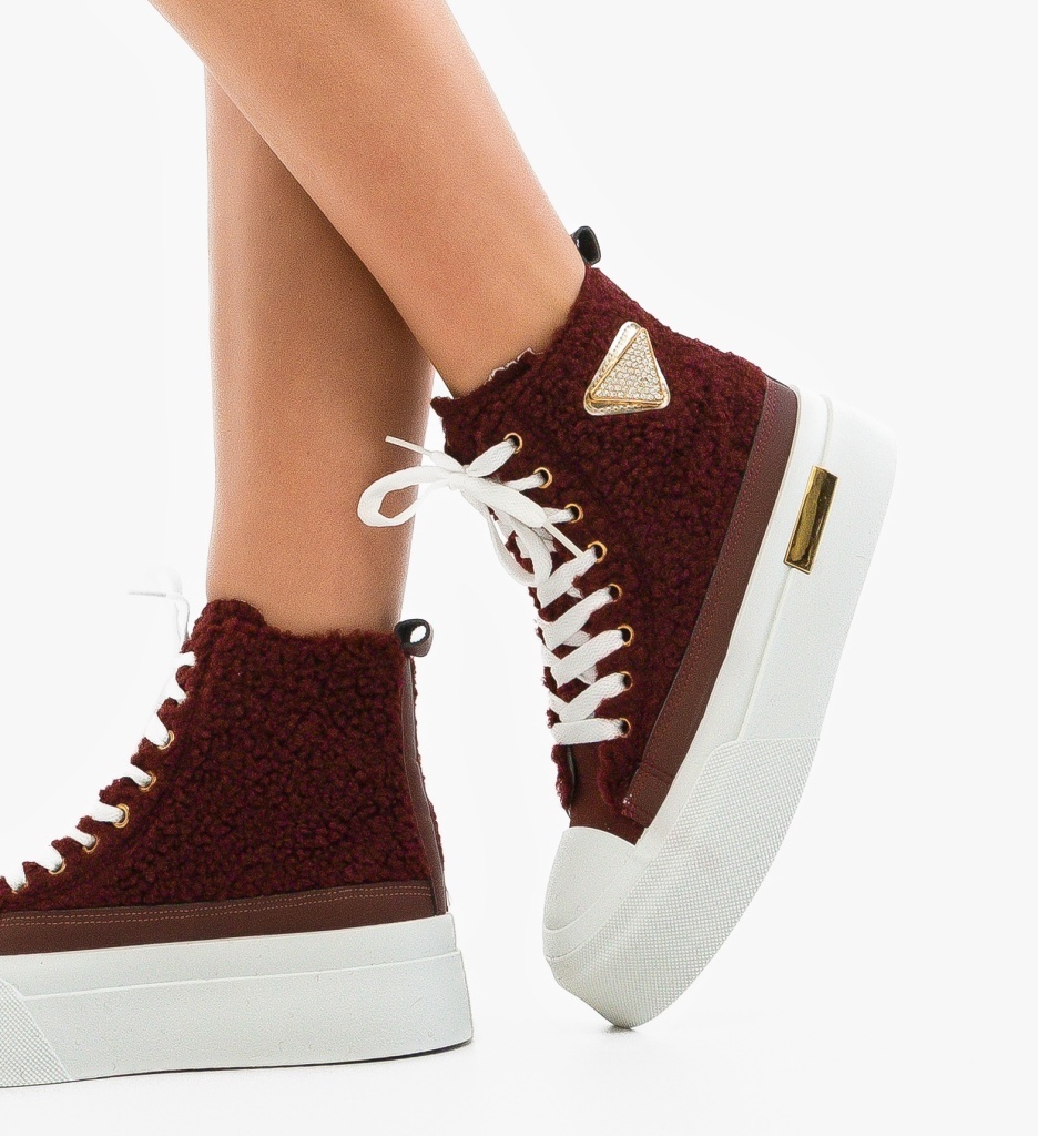 Sneakers Dama Pakkle Grena - Confort și Stil Sport
