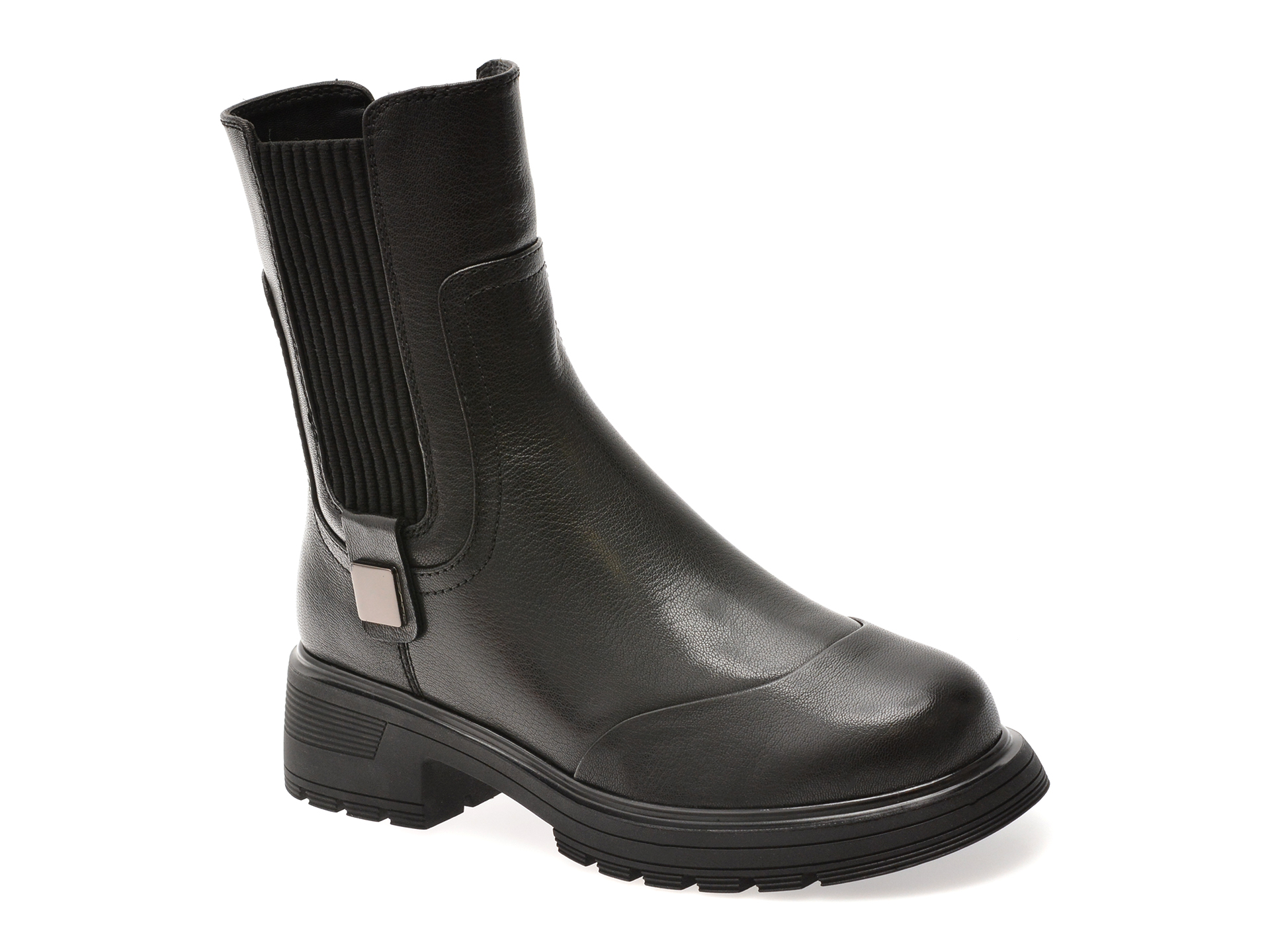 Ghete GRYXX Negre din Piele Naturală | Eleganță și Confort