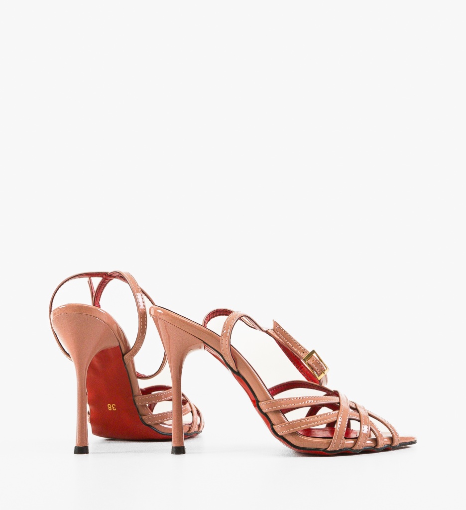 Sandale cu Toc Mynny Nude - Eleganță și Stil - imagine 3