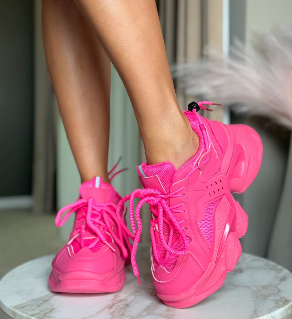 Sneakers Dama Nertar Fuchsia | Confort și Stil - imagine 4