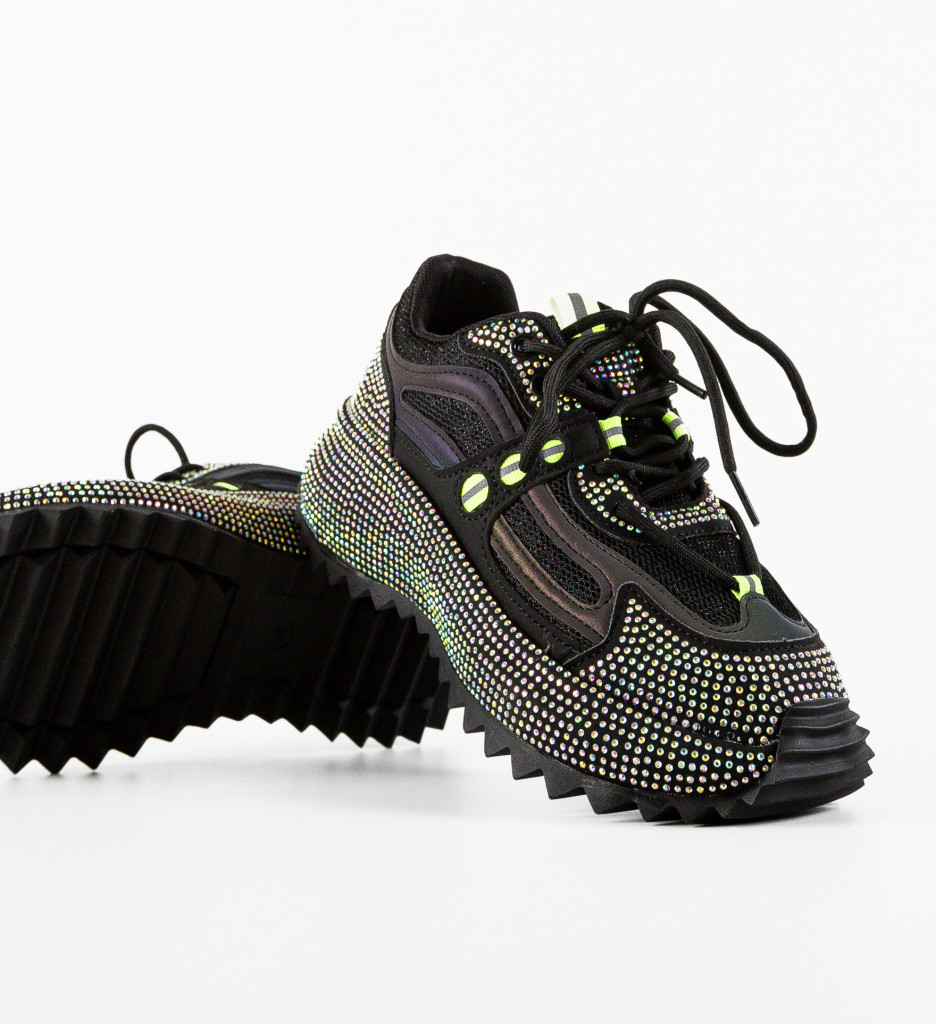 Sneakers Dama Davaa Negri - Confort și Stil - imagine 5