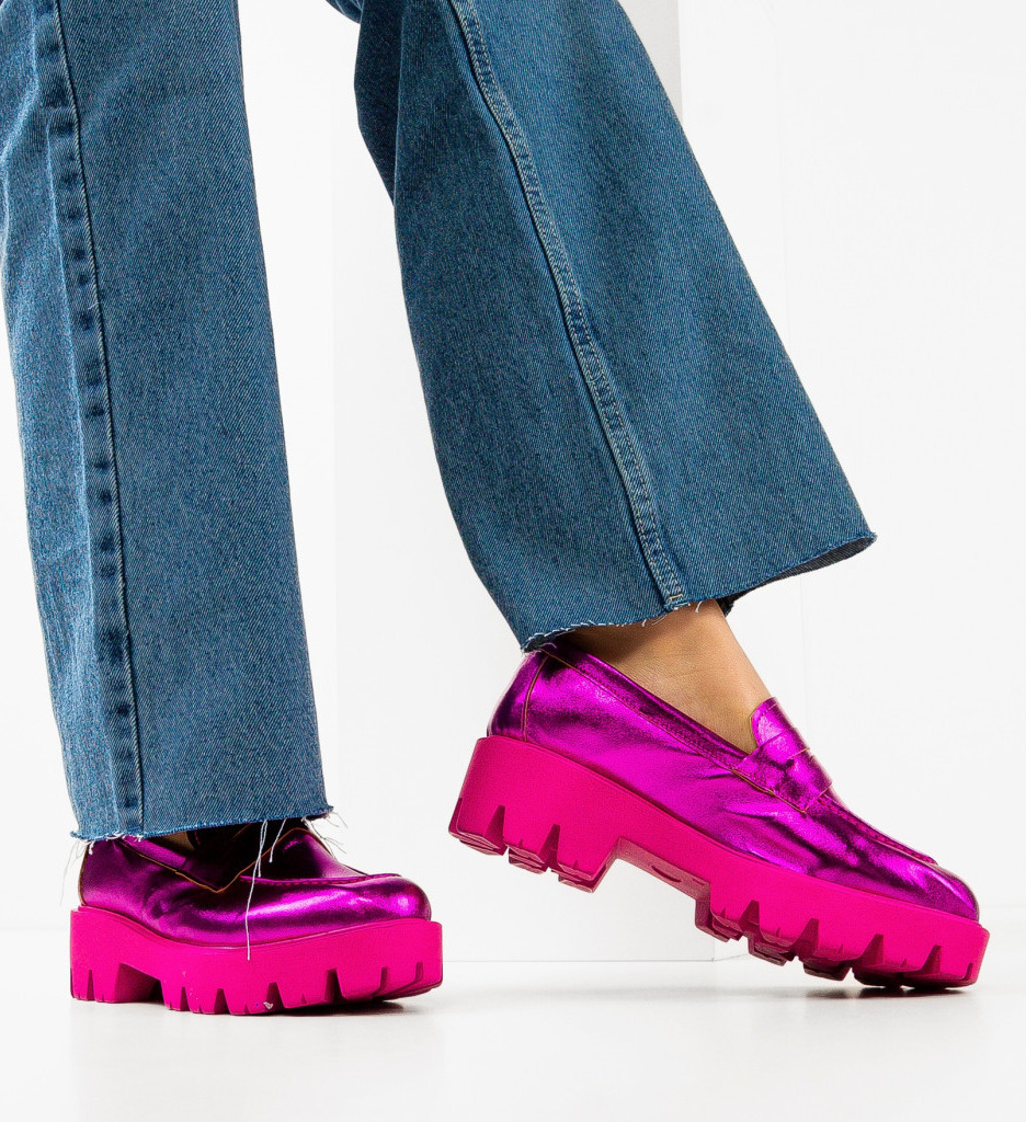 Pantofi Casual Dama Kardy Fuchsia | Stil și Confort - imagine 2