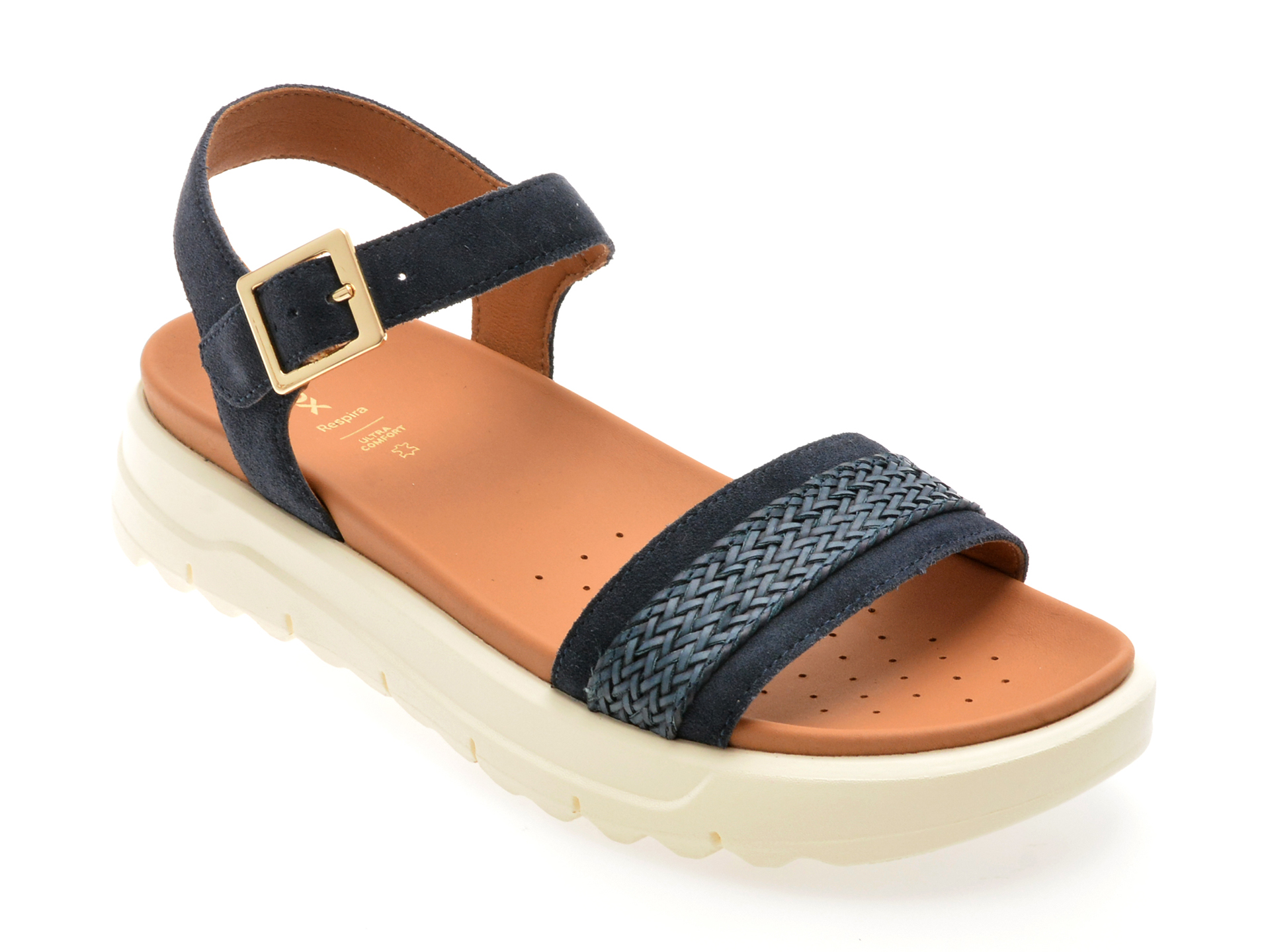 Sandale Geox Confort din Piele Intoarsă