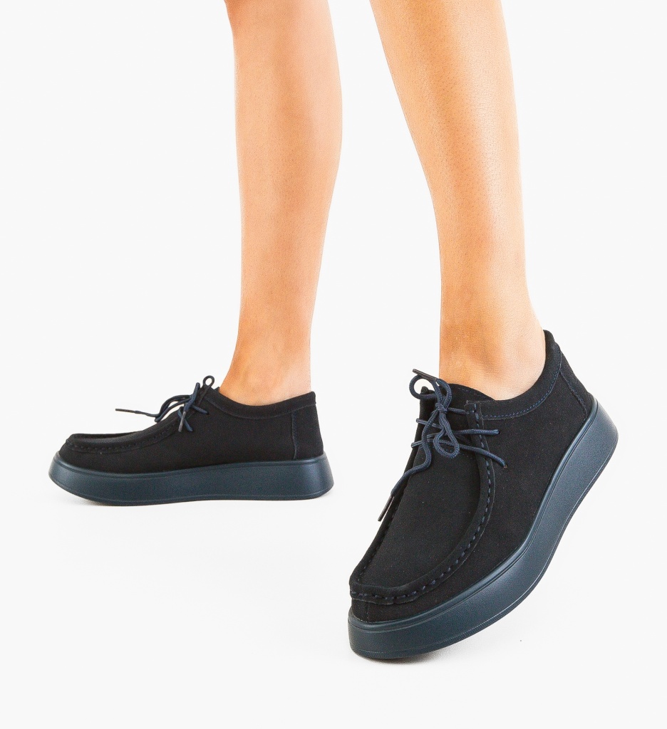 Pantofi Casual Haney Bleumarin - Confort și Stil - imagine 4