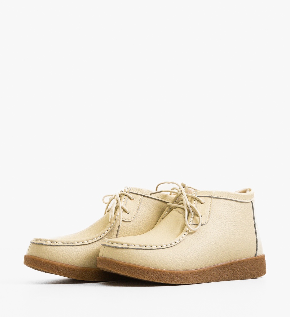 Pantofi Casual Munela Bej - Confort & Stil - imagine 5