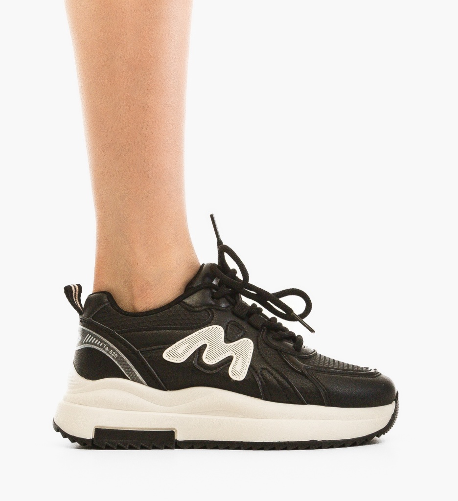 Sneakers Dama Bello Negri - Confort și Stil - imagine 2