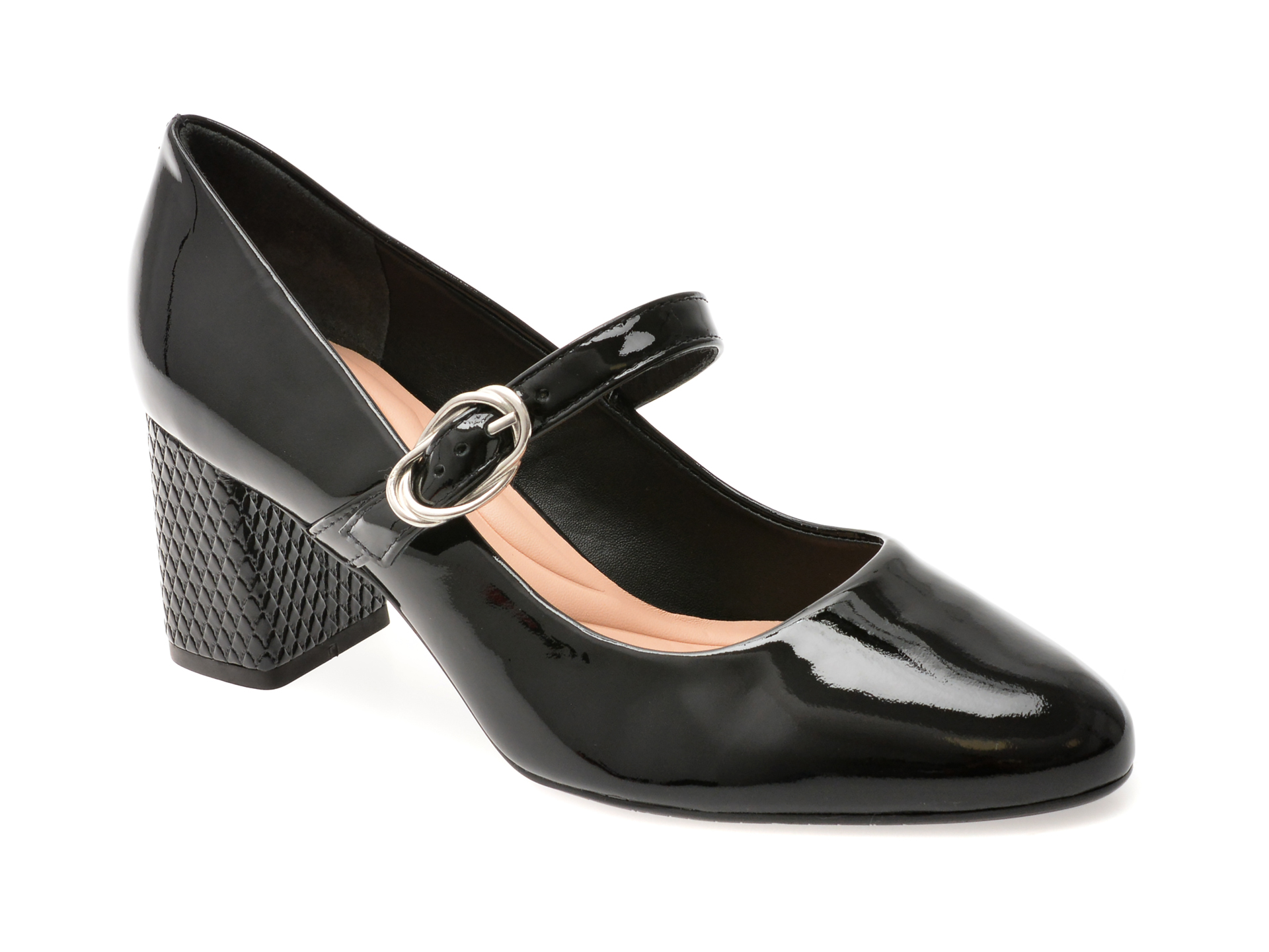Pantofi Epica Negri | Eleganta cu Piele Lacuita